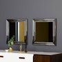 Hanah Home Bale - Silver Set de Espejos (2 Piezas)